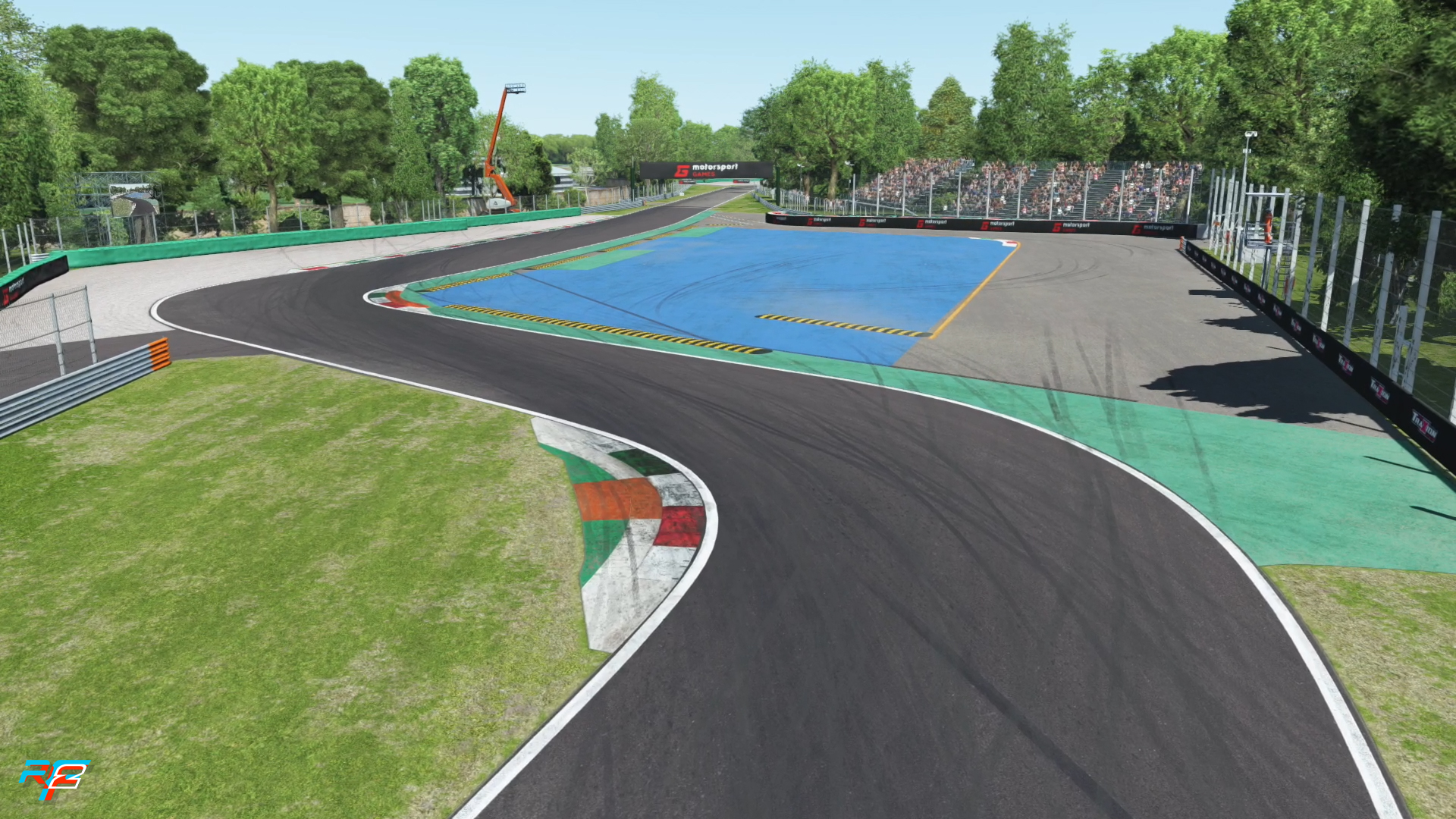The Variante del Rettifilo and Ascari chicane complex at Autodromo Nazionale Monza.